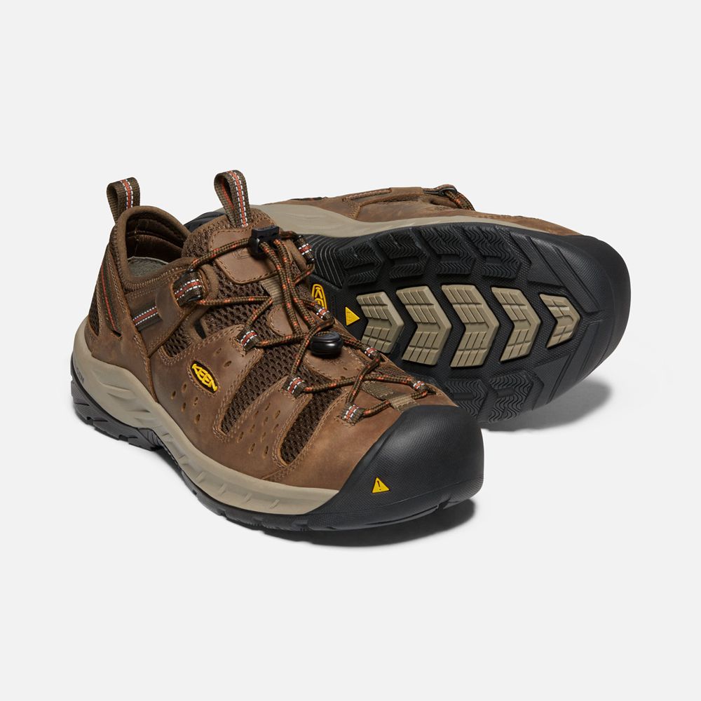 Chaussures de Travail Keen Homme Marron | Atlanta Cool Ii (Steel Toe) | LDBFV-9804